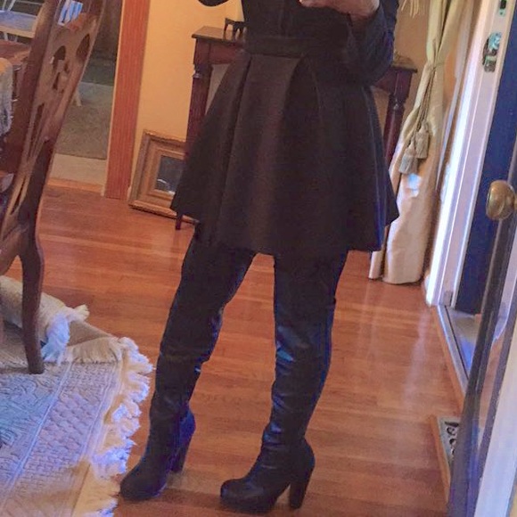 Black scuba skirt - Picture 3 of 7